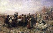 The First Thanksgiving at Plymouth Jennie A. Brownscombe
